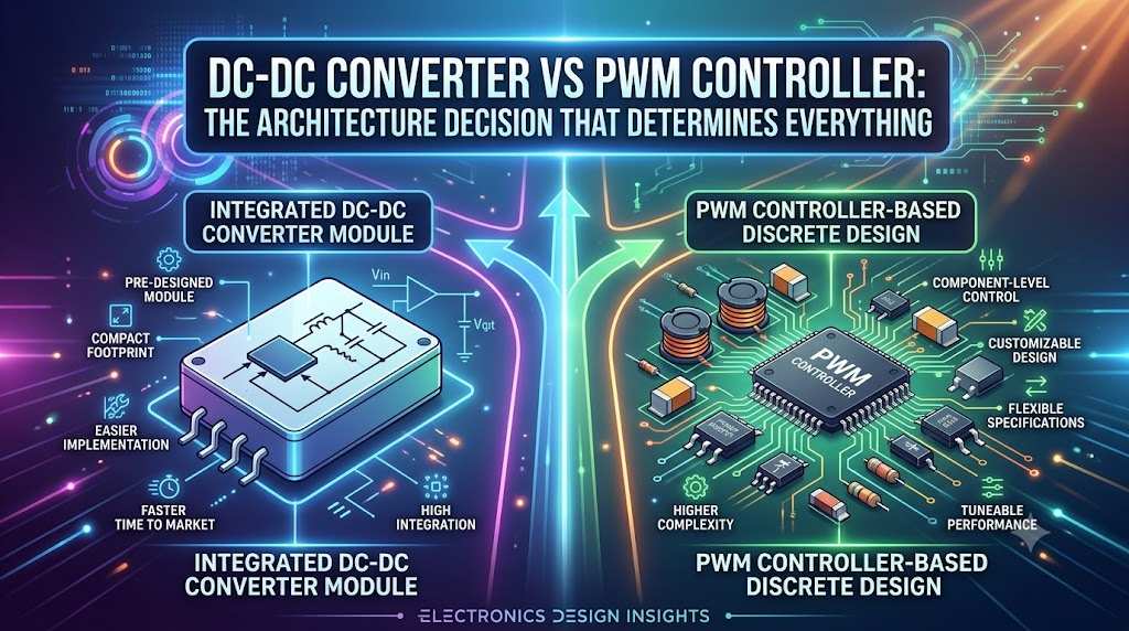 DC-DC Converter vs PWM Controller: The Architecture Decision That Determines Everything DC-DC Converter vs PWM Controller: The Architecture Decision That Determines Everything