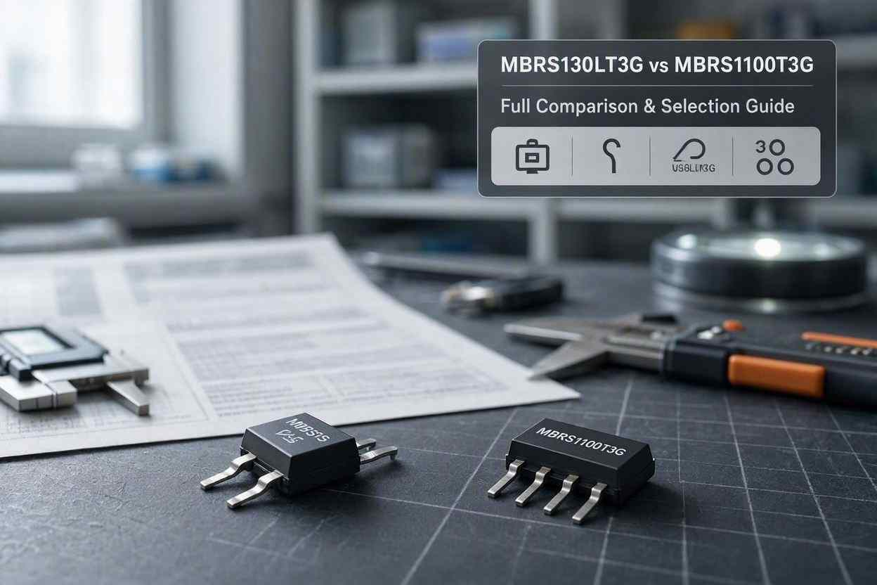 MBRS130LT3G vs MBRS1100T3G — Full Comparison & Selection Guide