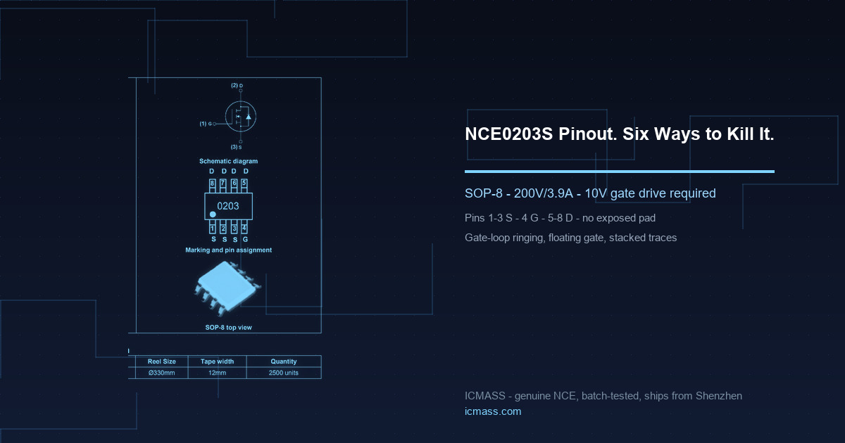 NCE0203S Pinout, Specifications & Common Mistakes