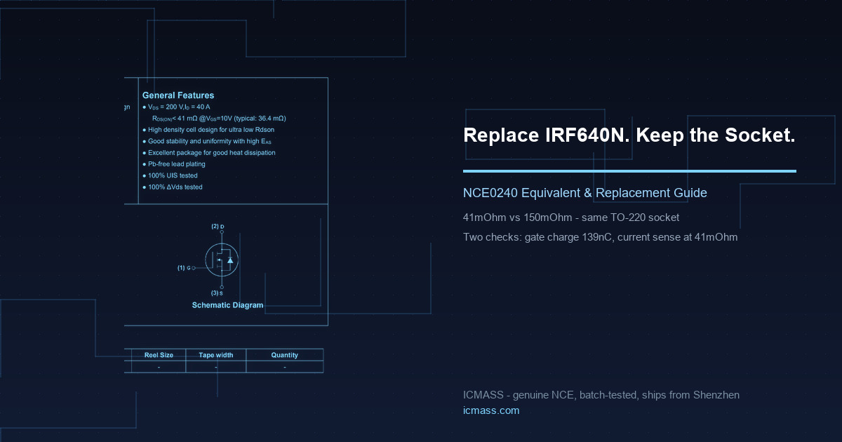 NCE0240 Equivalent, Alternative & Replacement Guide